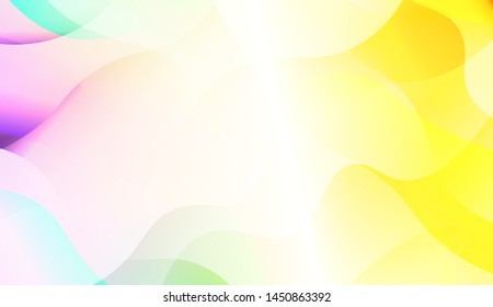 Template Background With Wave Wave Shape. For Design, Presentation, Business. Vector Illustration.