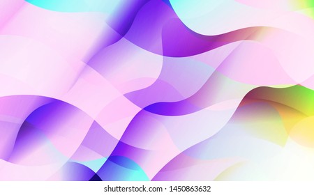 Template Background With Wave Wave Shape. For Design, Presentation, Business. Vector Illustration.
