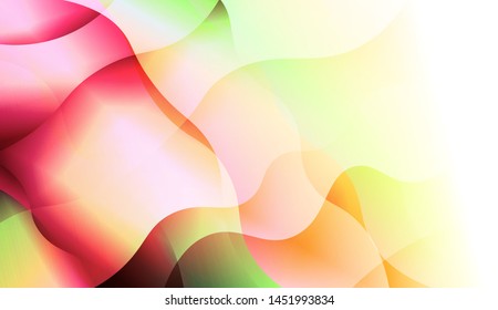 Template Background With Wave Wave Shape. For Design, Presentation, Business. Vector Illustration.