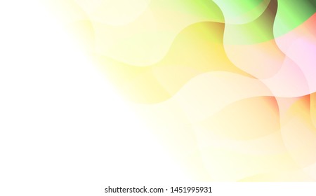 Template Background With Wave Wave Shape. For Design, Presentation, Business. Vector Illustration.
