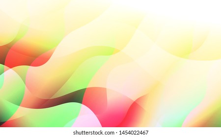Template Background With Wave Wave Shape. For Design, Presentation, Business. Vector Illustration.