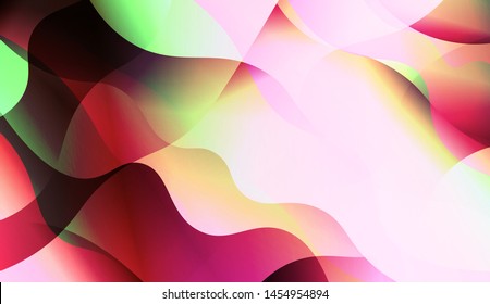 Template Background With Wave Wave Shape. For Design, Presentation, Business. Vector Illustration.