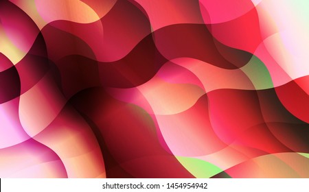 Template Background With Wave Wave Shape. For Design, Presentation, Business. Vector Illustration.