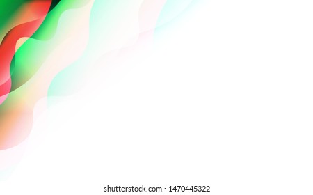Template Background With Wave Wave Shape. For Design, Presentation, Business. Vector Illustration.