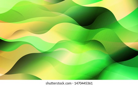 Template Background With Wave Wave Shape. For Design, Presentation, Business. Vector Illustration.