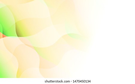 Template Background With Wave Wave Shape. For Design, Presentation, Business. Vector Illustration.