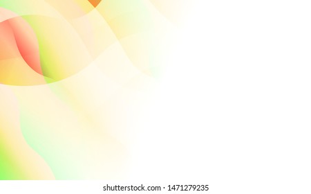 Template Background With Wave Wave Shape. For Design, Presentation, Business. Vector Illustration.