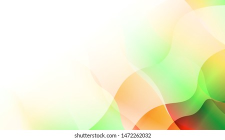 Template Background With Wave Wave Shape. For Design, Presentation, Business. Vector Illustration.