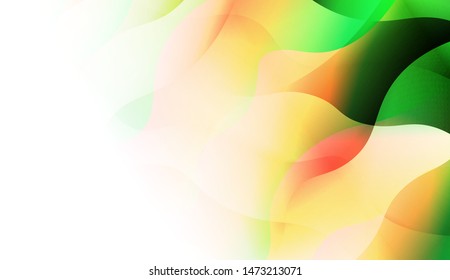 Template Background With Wave Wave Shape. For Design, Presentation, Business. Vector Illustration.