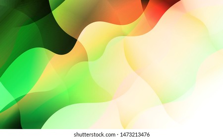 Template Background With Wave Wave Shape. For Design, Presentation, Business. Vector Illustration.