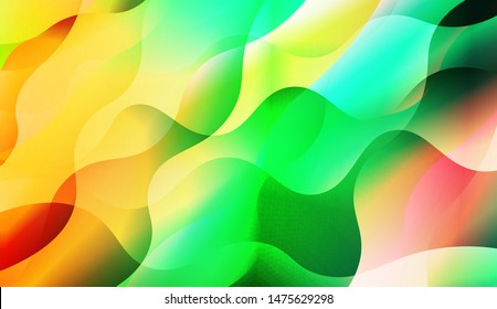 Template Background With Wave Wave Shape. For Design, Presentation, Business. Vector Illustration.
