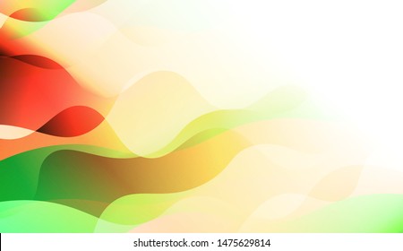 Template Background With Wave Wave Shape. For Design, Presentation, Business. Vector Illustration.