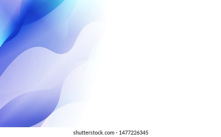 Template Background With Wave Wave Shape. For Design, Presentation, Business. Vector Illustration.