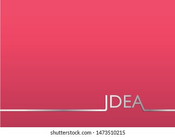 Template background with word idea