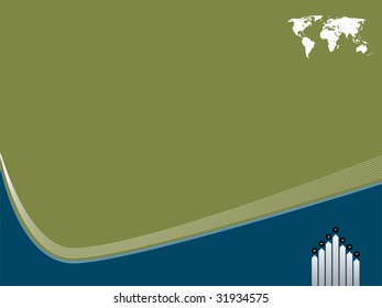 template background and world map