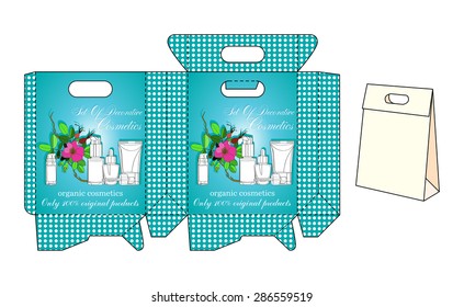 template bags for cosmetics
