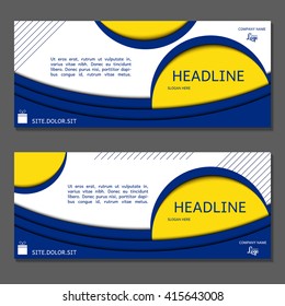 Template Banner. Abstract background for design, card, advertisement. Vector, illustration.