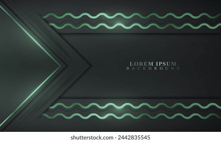 Template banner background. Vector illustration.