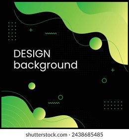 template banner with blue gradient color. design with liquid shape. Dari color background.