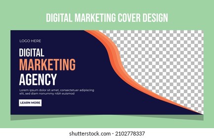 Template banner and cover ads, can use for social media, template sale with colorful shape