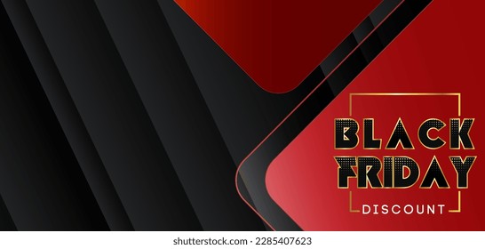 Template-Banner und Cover-Anzeigen, können für soziale Medien, Vorlagenverkauf mit schwarz und rot Farbe, Datei mit geschichteten.