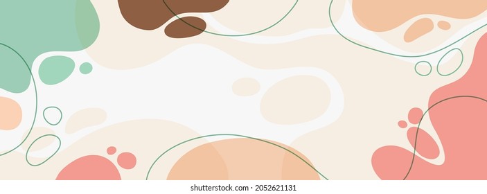 Template banner and cover for social media ad, template special promo new arrival sale.Color splash abstract background for design.