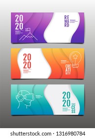 template banner design, 2020,2021 ,future, business, , cover book. vector illustration, presentation abstract flat background.