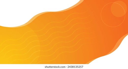 Template banner with gradient color. Design with liquid shape. Abstract background.