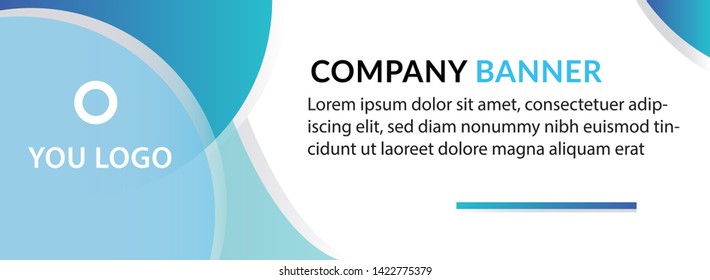 Template Banner Gradient Full Color 