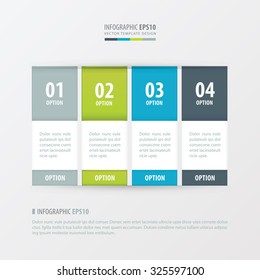 template banner  Green, blue, gray color