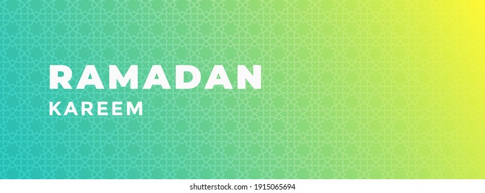 template banner of ramadan with gradient color. design with liquid shape.