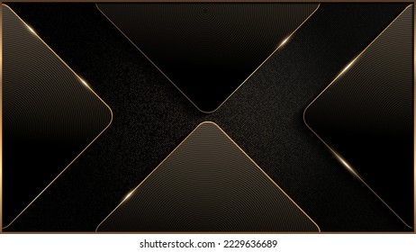 template banner square on point black luxury background, abstract dots Images, overlap layer shadow gradients space composition, for banner design, illustration advertising, application.