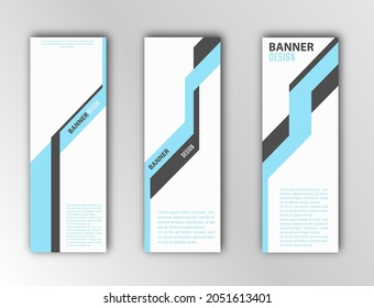 Template for banners, cover pages, posters, postcards and visual content. Flat style 