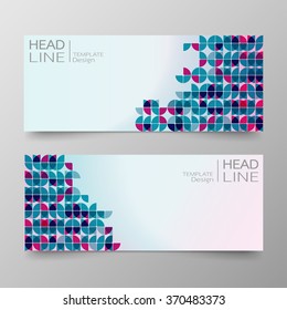Template banners and text box infographics for design abstract background.