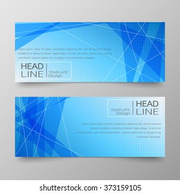 Template banners and text box infographics for design abstract background.