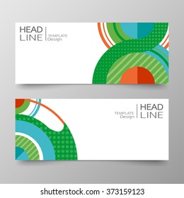 Template banners and text box infographics for design abstract background.