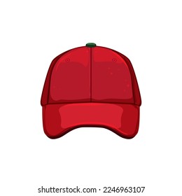 template baseball cap cartoon. template baseball cap sign. isolated symbol vector illustration