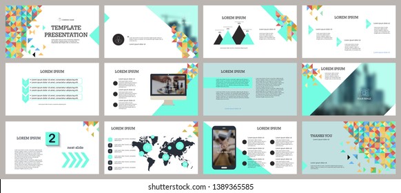 Template is the best as a business presentation, used in marketing and advertising, flyer and banner, the annual report. Elements on a dark grey background