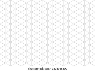 Template Big Black Isometric Grid, Vector Illustration, EPS 10 ,Design Lines Split Into Pieces By Bringing Them Together.