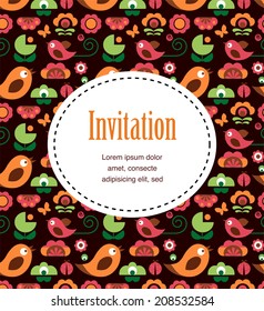 template of birthday or any celebration invitation