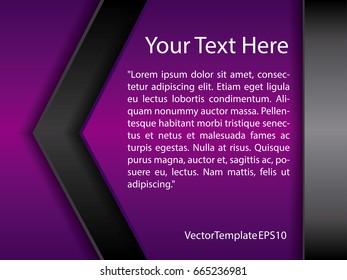 Template Black and Purple Pattern