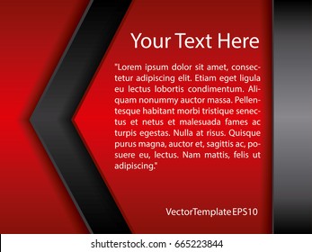 Template Black and Red Pattern