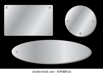 for template Blank alert Sign  at black background
