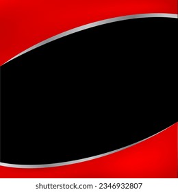 fondo blanco de la plantilla rojo negro y plata cromo
