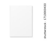 Template of blank cover book isolated on white background. Vector illustration. It can be used for promo, catalogs, brochures, magazines, etc. Ready for your design.	
