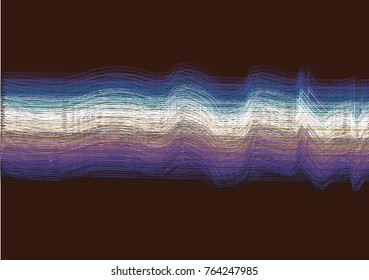 Template of the Book Cover Background with White and Multicolored Abstract Line Textures