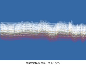Template of the Book Cover Background with White and Multicolored Abstract Line Textures