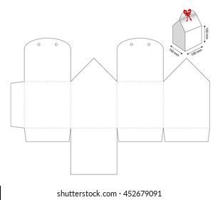 House Box Template Images Stock Photos Vectors Shutterstock