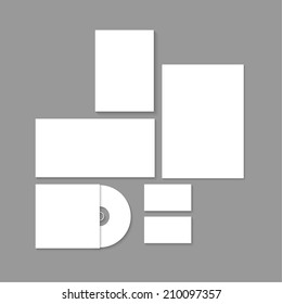 Template for branding and identity. 