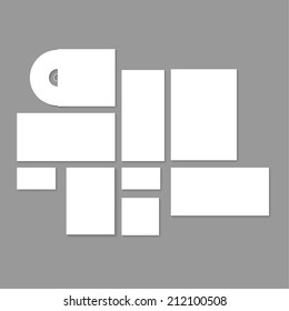 Template for branding and identity. 